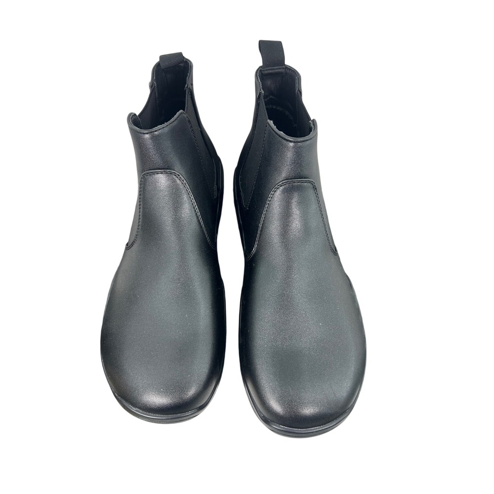 Naturcontact Black Chelsea Boots Women Elastic Side Ankle